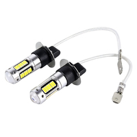 Lampe antibrouillard LED pour voiture H3 4014 30smd, décodage à courant constant, phare ultra-lumineux, ampoule antibrouillard avant 12v blanc