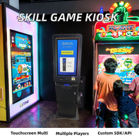 Terminal de jeu interactif en anglais pour l'intérieur, avec distributeur de billets et machine de paiement, kiosque de rachat de tickets en espèces, garantie 1 an