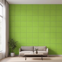 Carreaux en feutre pour design d'intérieur moderne, art mural 3D créatif, motif géométrique esthétique, autocollants muraux décoratifs à coller soi-même