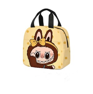 LABU 만화 절연 쿨러 백 초등학생을위한 세련된 핸드백 도시락 야외 활동을위한 식사 가방 - Product Image 4