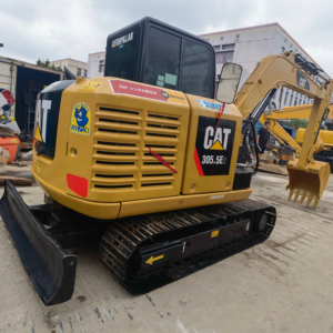 Machine originale CAT 305.5E Japon Compact hydraulique 5 tonnes Caterpillar 305.5e Petite pelle Caterpillar d'occasion - Product Image 1