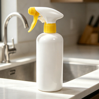 Bouteille PET colorée personnalisée pour cosmétiques et soins de la peau en gros avec pompe pulvérisatrice tout plastique 28/410