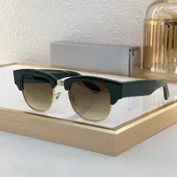 Lunettes de soleil en acétate de haute qualité, monture dorée de luxe, UV400, streetwear et voyage, lunettes de soleil pour hommes
