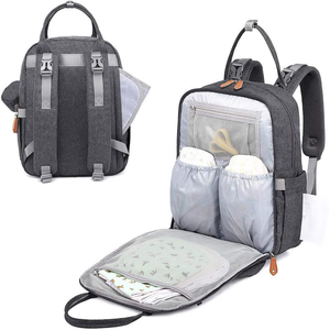 Pannolino Borsa <span class=keywords><strong>Zaino</strong></span> con Borsa <span class=keywords><strong>Da</strong></span> Viaggio Portatile Fasciatoio-Multiuso <span class=keywords><strong>Zaino</strong></span> di Grandi Dimensioni Unisex Del Bambino per le Ragazze Dei Ragazzi - Product Image 4