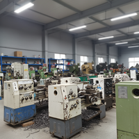 Tour à métaux horizontal CNC automatique d'occasion CEM C6132, 10000 mm, 220 V, robuste, avec broche NT40 et 4 stations d'outils