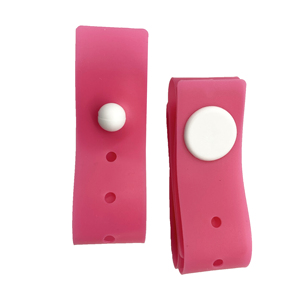 Sangle élastique en silicone réglable avec bouton-pression, <span class=keywords><strong>bande</strong></span> de fixation réutilisable pour équipement de plein air, sports - Product Image 4