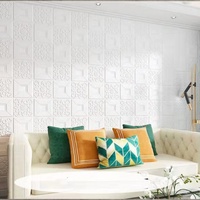 Autocollants muraux 3d en mousse Pe, 10 pièces, papier peint de décoration pour la maison