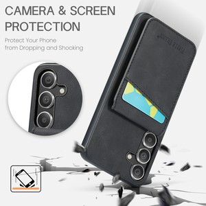 Étuis de téléphone portable pour Samsung Galaxy S25 Plus S24 S23 <span class=keywords><strong>Ultra</strong></span> couverture arrière support étui de protection en cuir - Product Image 5