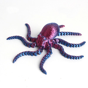 Wholesale 3D Printed Octopus Squid Animal Models with Movable Joints Customizable OEM Children's Toys Made of Plastic - Product Image 6