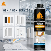 Mousse polyuréthane expansive FEIDU, adhésif-colle liquide pour l'installation de portes et fenêtres et l'étanchéité des joints