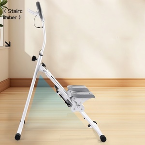 Appareil de fitness multifonctionnel pour l'intérieur : simulateur d'escalade, stepper et tapis de course pour la maison, en métal - Product Image 5