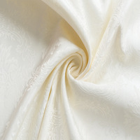Nappe de table personnalisée en gros pour hôtel, mariage, activités, motif floral jacquard blanc, housse de chaise en polyester imperméable, tissu de serviette
