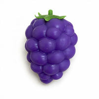 Jouets anti-stress en forme d'œuf de fruits, blocs de construction croustillants, simulation réaliste, vente en gros