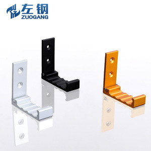 Left Steel Aluminum Alloy Wave Folding <b>Hook</b> Wall Mounted <b>Single</b> <b>Hook</b> Modern <b>Coat</b> Rack Bedroom Bathroom Use - Product Image 1