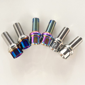 20 Chiếc Bu Lông Hợp Kim Titan Hình Nón Bánh Xe Điều Chỉnh/Bóng M14 * 1.5 M14 * 1.25 M12 * 1.5 M12 * 1.25 Cho Các Mẫu Xe Đức Audi Linh Kiện Ngoại Thất - Product Image 4