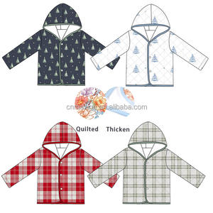 <span class=keywords><strong>Manteau</strong></span> <span class=keywords><strong>matelassé</strong></span> imprimé personnalisé pour garçons <span class=keywords><strong>Manteau</strong></span> rembourré épais Veste de Noël à capuche à manches longues pour garçons - Product Image 1