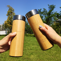 Tasses à café écologiques, gobelets à café en bambou, bouteille d'eau en bambou avec personnalisation en bambou, biodégradable, écologique, thermos de voyage, 50 pièces