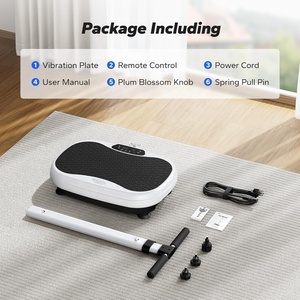 Wellshow <span class=keywords><strong>Sport</strong></span> Vibration Plate <span class=keywords><strong>Machine</strong></span> d'exercice <span class=keywords><strong>Machine</strong></span> d'exercice à plaques vibrantes avec mains courantes pour femmes hommes - Product Image 5