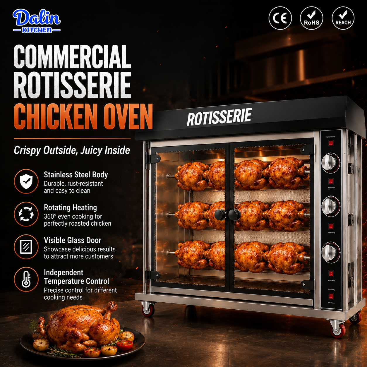 ロティサリー業務用オーブンおいしい料理のすべてのサイズ-Alibaba.com
