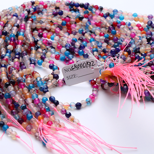 2057 Piedras Preciosas para Bisutería, Variedad de Cuentas de Howlite, Turquesa, Rodonita, Amatista, Verde, Amarillo, Rojo, Malaquita, Sodalita, Jaspe, 8mm - Product Image 5