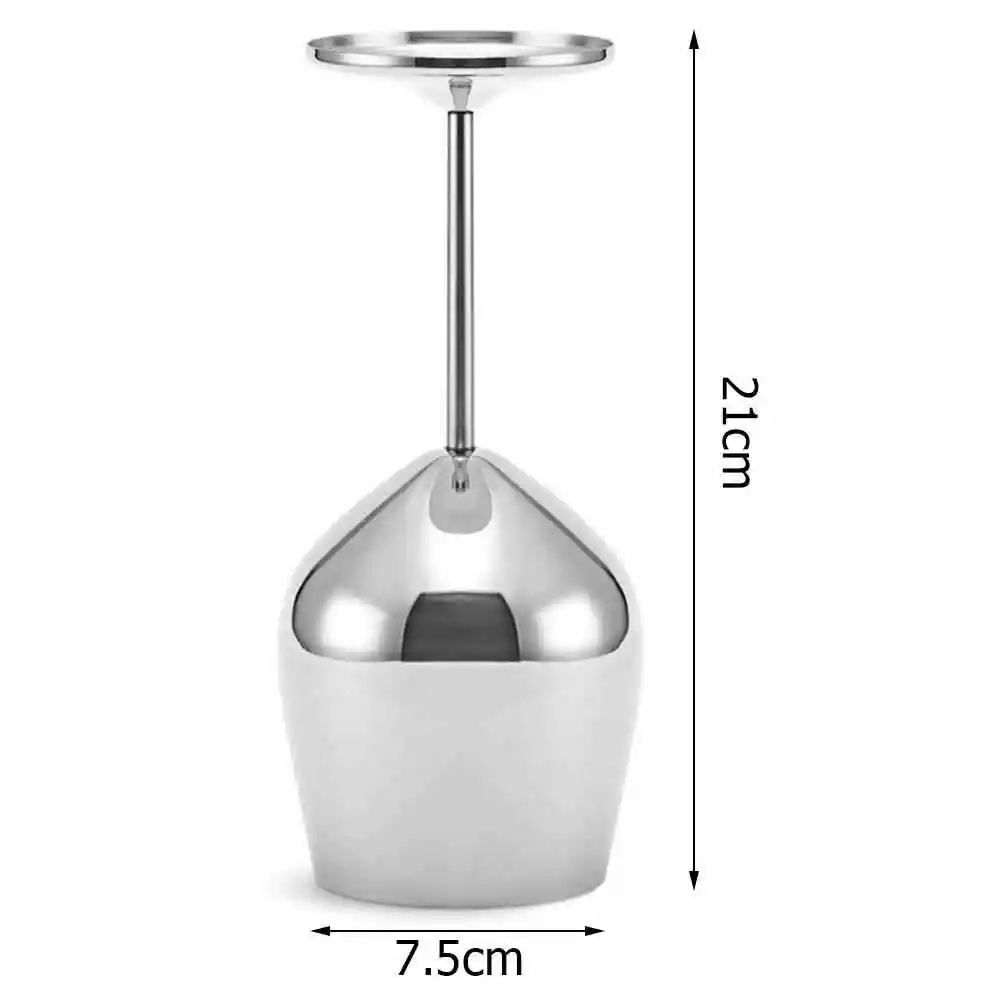 Shape Red Wine Cup Bar Tools Shatterproof Stainless Steel Single Layer Juice Drink Champagne Goblet Drum