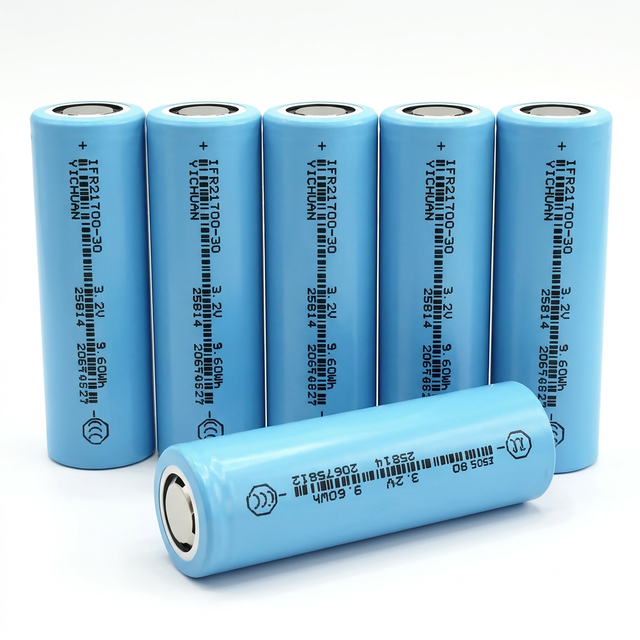 Original 21700 3000mAh 3.2V lithium-ion battery, with 1500 cycles, cylindrical lithium battery
