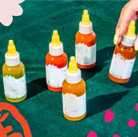 Bouteille en plastique de qualité alimentaire de 120 ml et 250 ml pour mayonnaise, vinaigrette, sauce chili, ketchup, sauce barbecue chaude, avec bouchon à vis