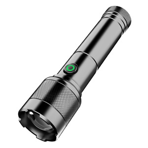 Lampe torche 19Baba haute puissance en alliage d'aluminium, portée 100-200m, rechargeable, zoom, utilisation extérieure et domestique - Product Image 1