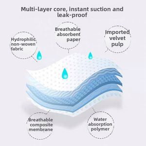 Thickened 2026 Pet Diaper Dog & Cat Urine Absorbent Barrier <b>Pad</b> for Puppy Pet Training Supply Rabbit Training Supply - Product Image 4