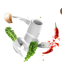 Usine directe Portable électrique Mini mélangeur mélangeur Offre Spéciale hachoir à aliments ménagers pour gingembre ail et bébé complément alimentaire