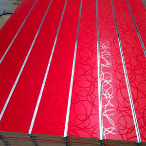 ألواح خشب Slatwall من الميلامين الأبيض السميك 18 forthed ألواح خشب <span class=keywords><strong>Mdf</strong></span> رخيصة من الميلامين - Product Image 3