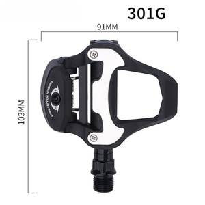超轻铝合金公路自行车踏板，带自锁系统，适用于骑行鞋和配件 - Product Image 4