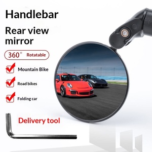 <span class=keywords><strong>Rétroviseur</strong></span> de <span class=keywords><strong>vélo</strong></span> pliable, convexe, réfléchissant, rotatif à 360° pour vélos de montagne/route/pliables - Product Image 4