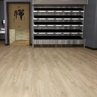 Losetas de Plástico Resistentes a la Humedad, LVT, LVP, Sistema de Clic, 6mm/8mm, Vinilo PVC Impermeable, Piso SPC, Diseño de Hotel, Patrón de Piedra, Cristal