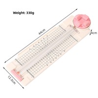 Taglierina per Carta A4 YUNMEI, Multiuso 4 in 1, Manuale, 9 Pollici, Modello 864A4, per Carte, Foto, Coupon, Zhejiang, Cina