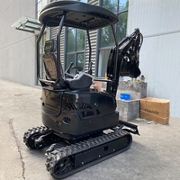 Livraison gratuite - Mini-excavatrice sur chenilles de 1,3 tonne avec moteur Kubota, certifiée CE EPA, pour ferme et jardin