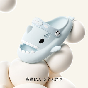 Sandalias Infantiles con Diseño <span class=keywords><strong>de</strong></span> Tiburón, Color Nuevo, con Tiras, para Primavera/Verano, Unisex, <span class=keywords><strong>de</strong></span> EVA, para Interiores y Exteriores, Perforadas - Product Image 3