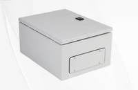 Boîte de distribution en acier IP65, armoire électrique et panneau de commande électronique avec certification CE, revêtement en poudre, protection IK10