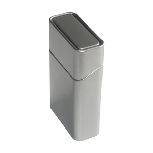 64*28*97Mm Có Thể Tái Chế Kim Loại Thuốc Lá 20-Count Gói Hộp Thiếc Trẻ Em Kháng <span class=keywords><strong>Tin</strong></span> Trường Hợp Với Bản Lề Nắp Cho Pre-Cán Thuốc Lá - Product Image 2