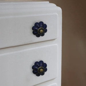 XIAOFEI Vintage Cabinetry Pumpkin Drawer Handles Home Decor Single-hole Zinc Alloy &amp; Ceramic Handle <strong>Knob</strong> - Product Image 6