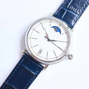Montres mécaniques les plus vendues avec un design tendance, fonction phase de lune de haute qualité, série bleue - Product Image 3