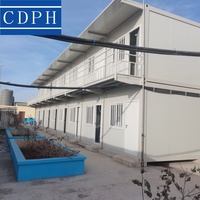 Solution de bâtiment modulaire préfabriqué pour camp et bureau avec structure en acier galvanisé pour l'exploitation minière et la construction