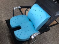 Coussin de siège orthopédique avec Gel 100%, mousse à mémoire de forme, pour soulager les douleurs lombaires, cyx et sciatique