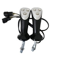 Excavadora ventosa electromagnética abrazadera de madera cizalla hidráulica Grabber tres botones Control electrónico Joystick mango pegamento