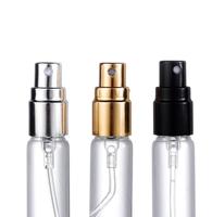Vente en gros de flacons de parfum en verre transparents vides de 5 ml, 10 ml, 15 ml, mini atomiseurs, flacons de brume, échantillons