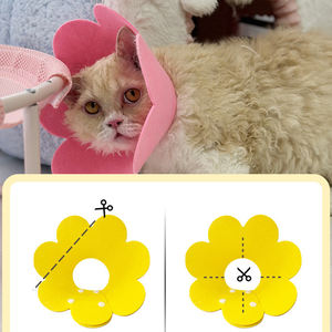 समायोज्य नियोप्ररीन एलिज़ाबेथ एंटी-लाइसेकिंग सुरक्षात्मक कॉलर व्यावहारिक रिकवरी शंकु ई-कॉलर ठोस पालतू घाव उपचार गर्दन कवर - Product Image 6