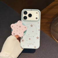 Coque de téléphone mignonne style Ins Starphone, compatible avec Apple iPhone 17 Pro Max, coque de téléphone premium pour téléphones de petite taille 15 Pro, antichoc 16 Pro