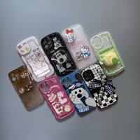Prix unitaire 0,29 Coques pour iPhone en gros – Rose, Bleu, Vert, Blanc, Violet, Orange – Housse en cuir pelucheux anti-rayures pour iPhone