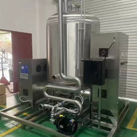 Générateur d'eau ozonée industriel 10g/h en acier inoxydable 16L/min, refroidissement par air, moteur, système de purification par osmose inverse, pompe de laboratoire