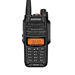 Radio Portátil Baofeng 9R Mate de Doble Banda FM, Resistente al Agua, con Pantalla LED, Batería Recargable, para Uso en Exteriores - Product Image 1